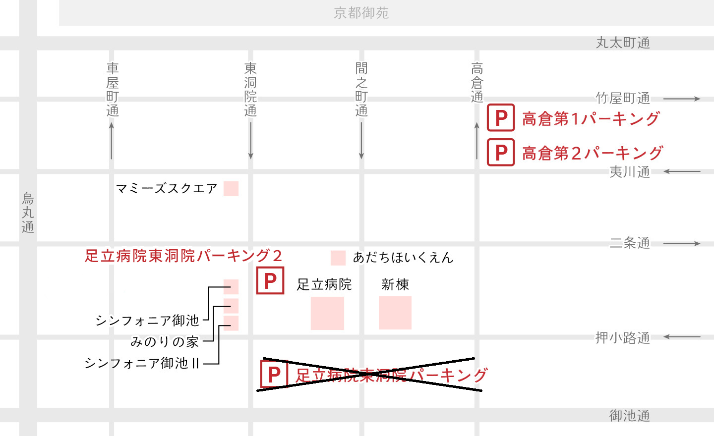 駐車場のご案内